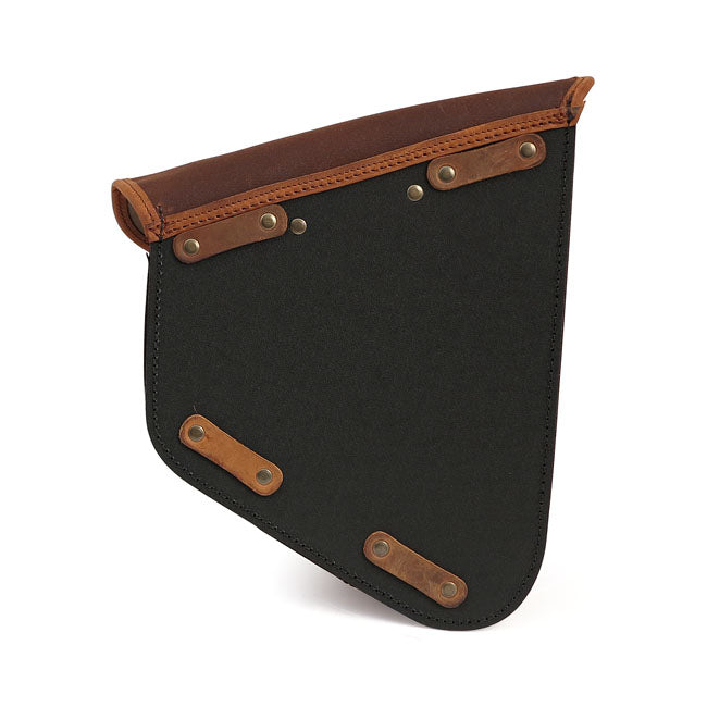 Longride Swingarm Bag. Brown, Waxed Cotton – 1984–2017 Softail
