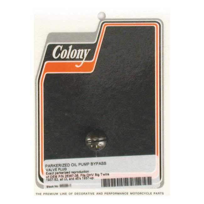 Colony Oil Pump – 1936–1952 Big Twin Ohv & Flathead…