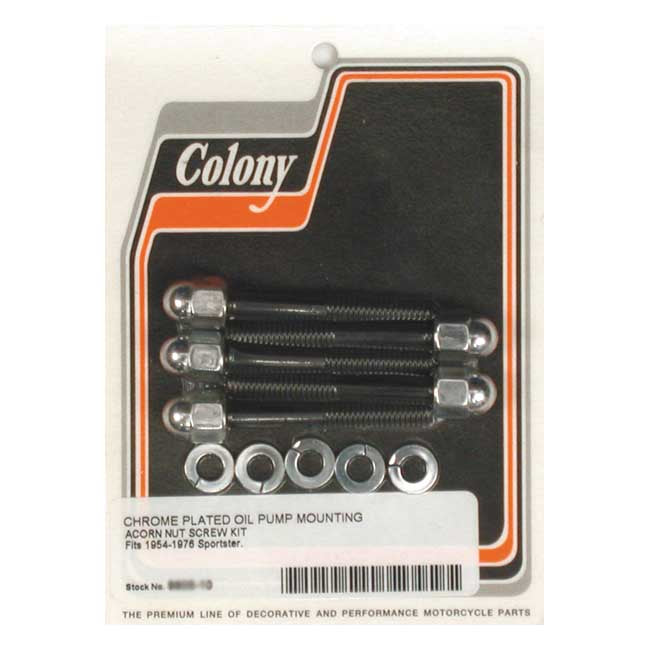 Colony Oil Pump Mount Kit Acorn – 1954–1976 XL Sportster