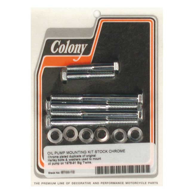 Colony Oil Pump Mount Kit OEM Style – 1979–1991 Big Twin
