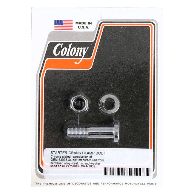 Colony Kickstarter Arm Bolt Kit – 1944–1952 WL; 1944–1964 G; L1942 WLA