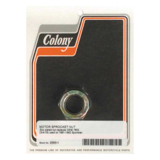 Colony Motor Sprocket Nut – 1991–1992 XL Sportster