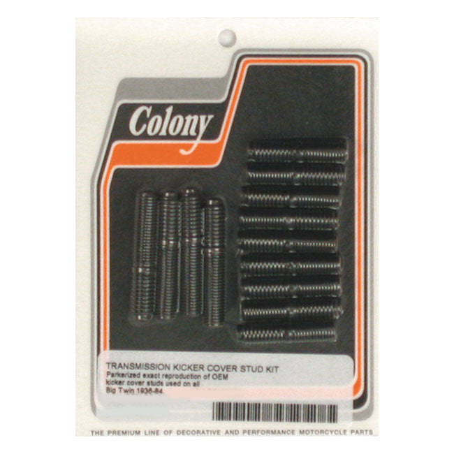 Colony Transmission to End (Kick) Cover Stud Kit – 1936–1986 4-Speed Big Twin