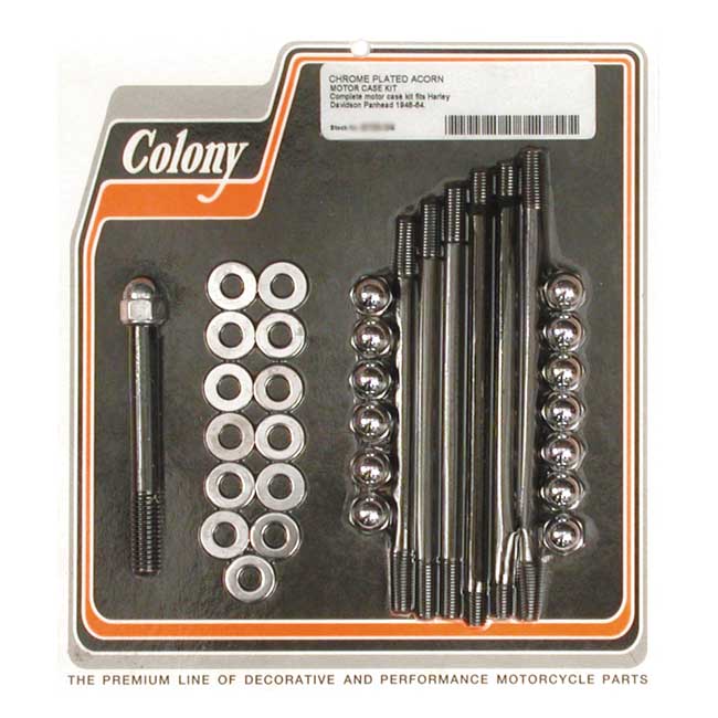 Colony Crankcase Bolt Kit – 1948–1964 Panhead