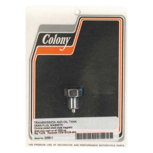 Colony Oil Drain Plug. Magnetic – Oil Tank: 2000–2017 Softail(1).…