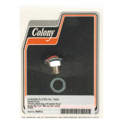 Colony GW, Oil Drain Plug, Hex Head 1/2"-20. Chrome – Oil Tank: 1941–1984 FL; 1971–1984 FX…