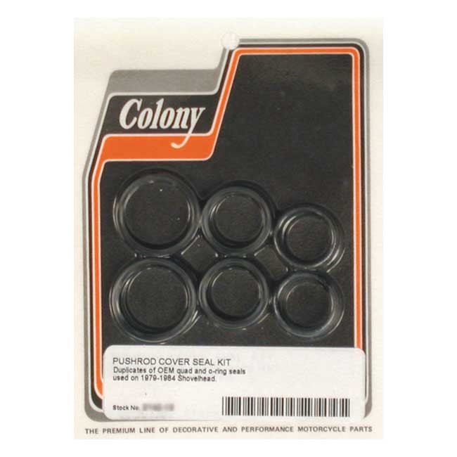 Colony L79-84 B.T. Pushrod Cover Seal Kit – L1979–1984 Big Twin
