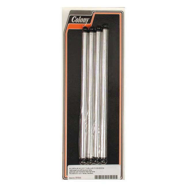 Colony 61" Pan Aluminium Non-Adj. Pushrod Set – 1948–1952 61" (1000cc) Panhead