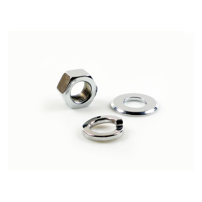 Colony Axle Nut & Washer Kit – 73-UP FX; 79-UP XL Sportster