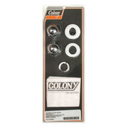 Colony Rear Axle Acorn Nut Conv. Kit – 73-UP Big Twin; 79-UP XL Sportster