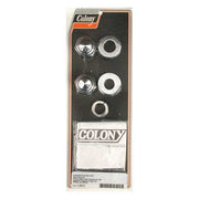 Colony Rear Axle Cap Nut Conv. Kit – 73-UP Big Twin; 79-UP XL Sportster