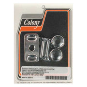 Colony Axle Adjuster Kit. Chrome – 1991–2005 Dyna