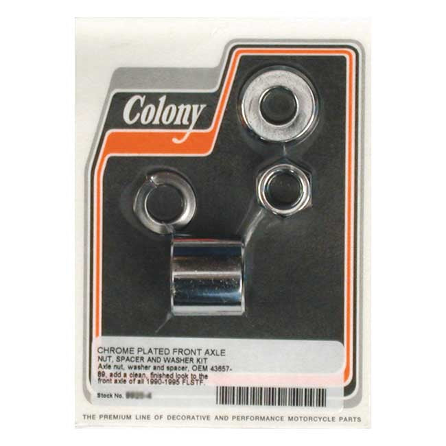 Colony Axle Spacer Kit Front, Smooth – 1990–1995 FLSTF