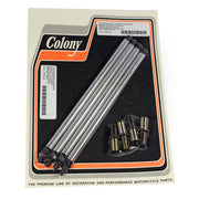 Colony Aluminum Adj. Pushrod Solid Conversion Kit. Pan – 1953–1965 Panhead