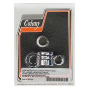 Colony Axle Spacer Kit Front, Grooved – 1995–1999 Dyna; 1995–1999 XL Sportster