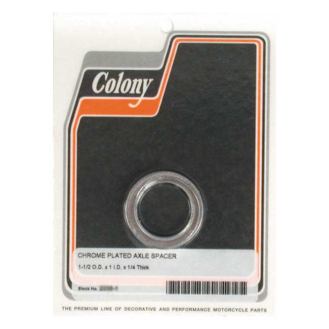 Colony Univ. Axle Spacer. 1/4" Long – Universal