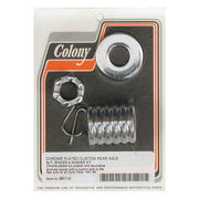 Colony Axle Spacer Kit Rear, Grooved – 1991–1999 Dyna