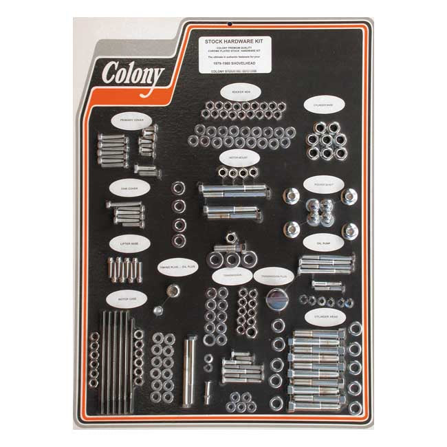 Colony Motor Screw Set – 1979–1980 SHOVEL