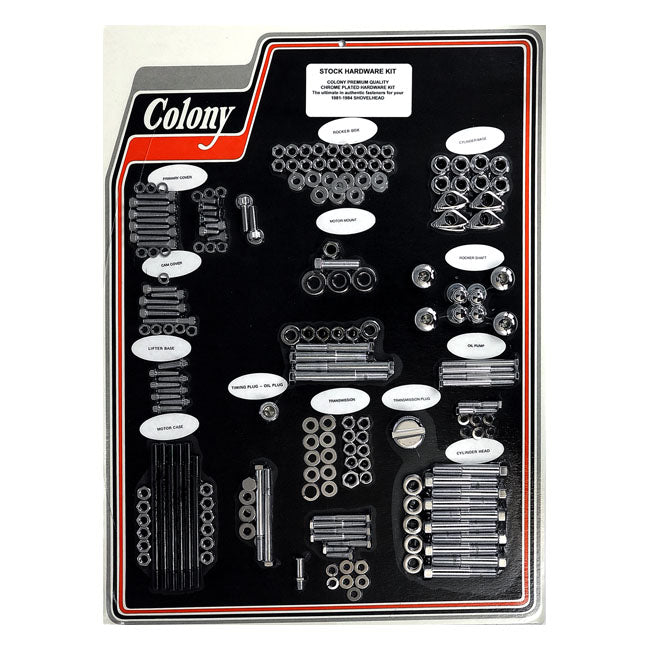 Colony Motor Screw Set – 1981–1984 Shovel