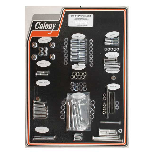 Colony Motor Screw Set – 1974–1976 XL Sportster