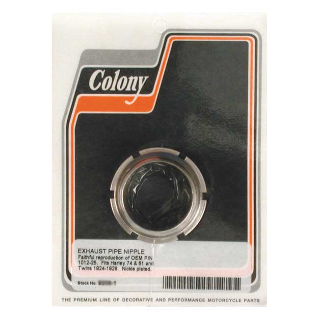 Colony Exhaust Pipe Nipple – 1924–1929 74"/61" Flatheads