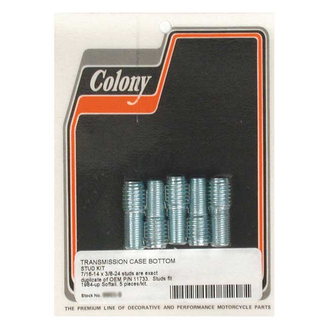 Colony Transmission to Mount Plate Stud Kit – 1984–1999 Softail