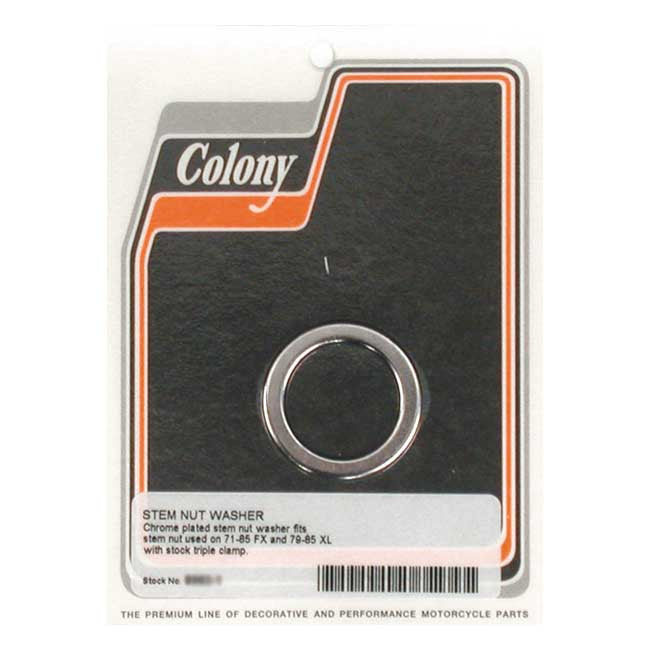 Colony Replacement Washer for Fork Stem Nut – 1978–1987 XL Sportster; 1971–1985 FX…