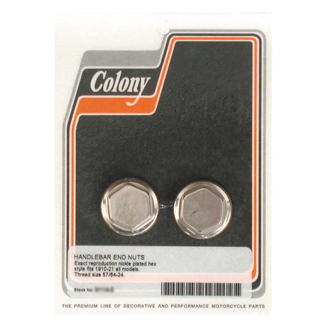 Colony Handlebar End Plugs – 1910-1921 All H-D