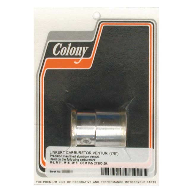 Colony Venturi for 1" Linkert Carb – M4/11/16/18