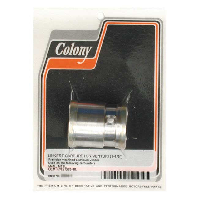 Colony Venturi for 1-1/2" Linkert Carb – M41L/51L