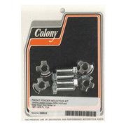 Colony Front Fender Mount Kit. Chrome – 1951–1978 FL; FLH