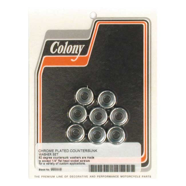 Colony Countersunk Flatwashers 1/4" – Universal