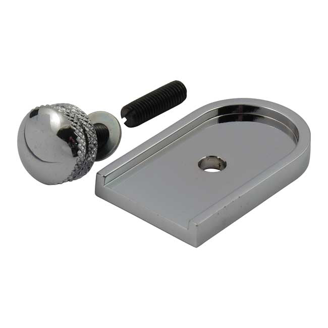 MCS Seat Thumb Screw Kit 1/4-28. with Alu Tab Cover – Most 1973–1995 H-D Models