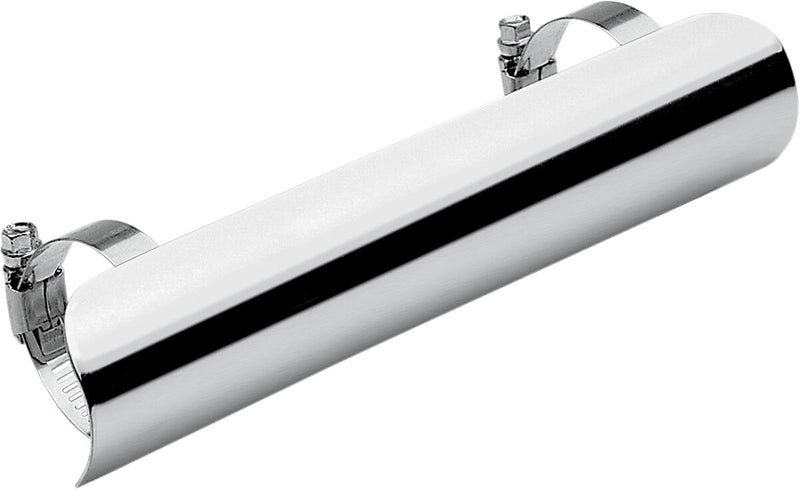 Cobra Universal Heat Shield - Steel, 178 mm (7"), Each - Chrome
