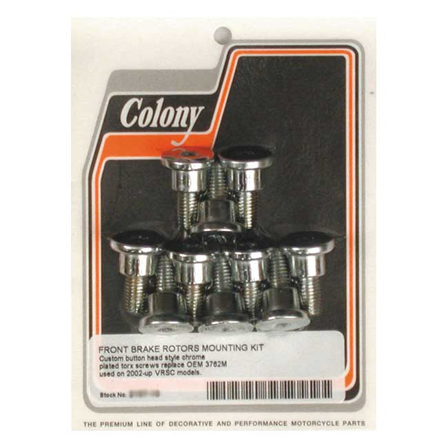 Colony Front Brake Rotor Bolt Kit – 2002–2017 VRSC V-Rod