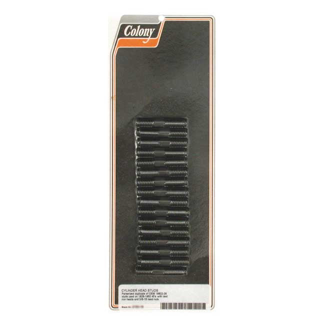 Colony 45" Cylinder Head Stud Kit – 1929–1950 45" Flathead with Cast Iron…