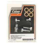 Colony Knuckle Banjo Style Rocker Cover Oil Feed Fittings – 1936–1941 Knucklehead
