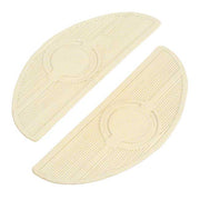 MCS Oval Shaped Floorboard Pads. Rider. White – 1940–1964 FL Models and Others with…
