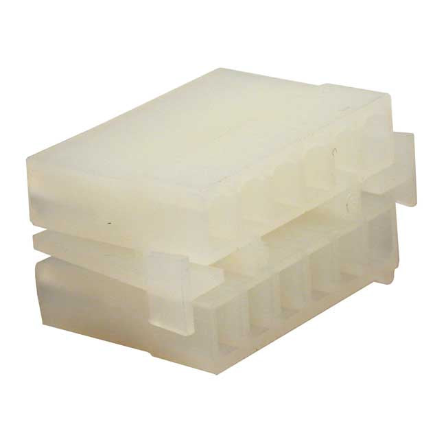 Namz Amp/Te Connector. White, Plug, 12-Pins