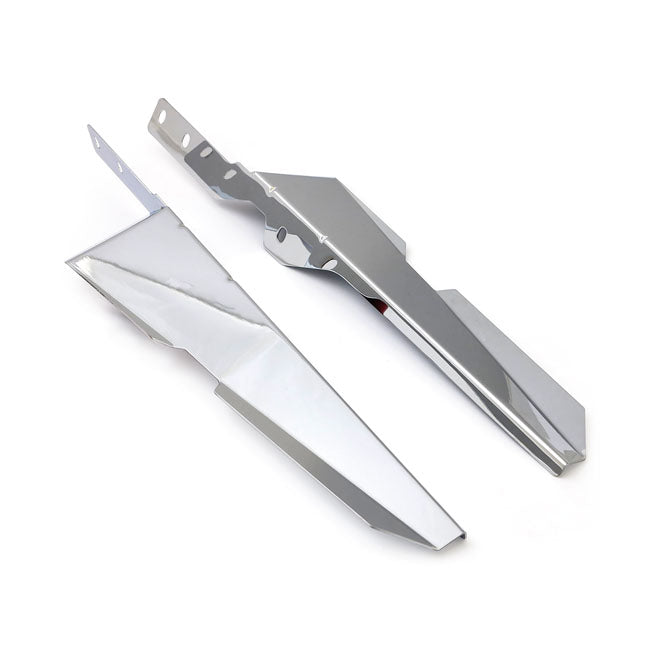 MCS Wind Deflector Set. Chrome – Softail: 1986–2017 FLST/C/F/Fb/Fbs…