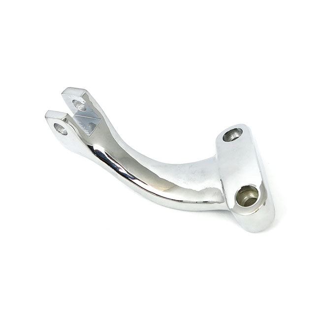 MCS XL Sportster Rider Foot Peg Bracket, Left. Chrome – 1991–2003 XL Sportster