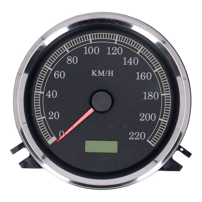 MCS FL Speedometer, ''95-03 Face'', Black. Electronic Drive – 1999–2003 Softail; 1995–2003 FLHR