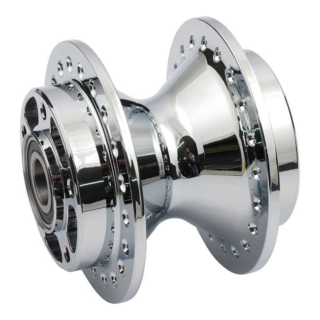 MCS Front Wheel Hub, Chrome – 2006–2007 Dyna