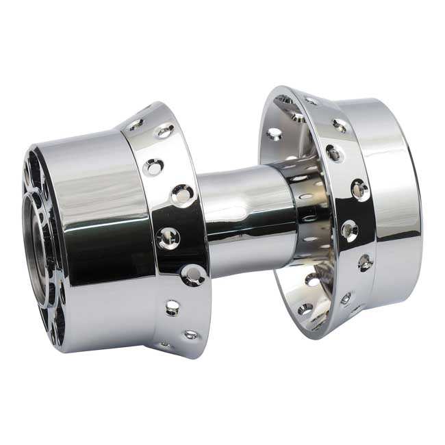 MCS Rear Wheel Hub, Chrome – 2008–2013 FXST