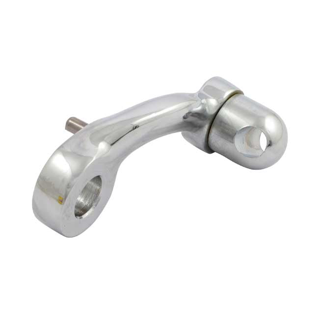 MCS XL Sportster Rider Foot Peg Bracket, Left. Chrome – 1977–1985 XL Sportster