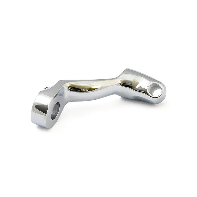 MCS XL Sportster Rider Foot Peg Bracket, Left. Chrome – 1986–1990 XL Sportster