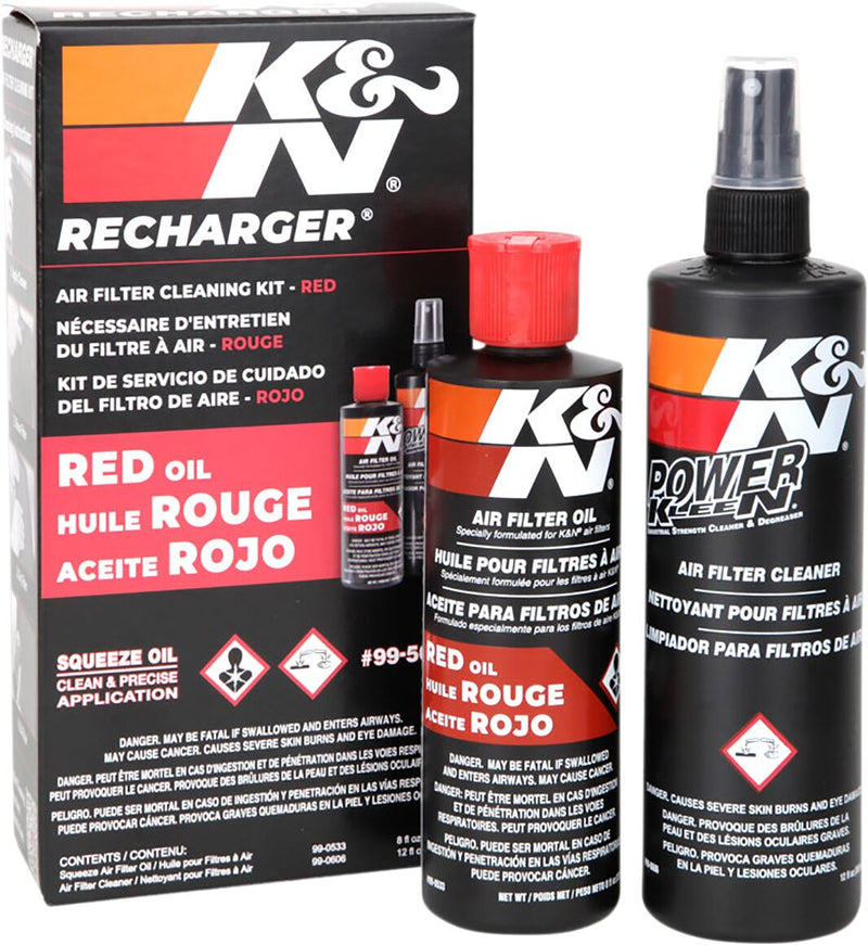 K & N Recharger Filter Care Service Care Kit Oil Each