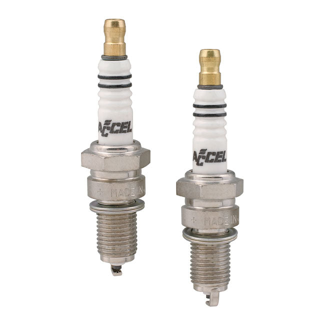 Accel U-Groove Platinum Spark Plug Set. 12 mm – 1999–2017 Twin Cam; 1986–2022 XL…