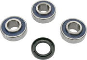 Drag Specialties Wheel Bearings and Seal Kit Bearing/Seal Front Rear Nitrile Elastomer Steel - 25-1366