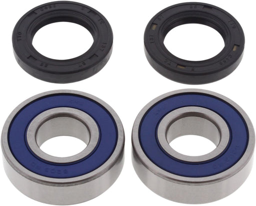 Drag Specialties Wheel Bearings and Seal Kit Bearing/Seal Front Rear Nitrile Elastomer Steel